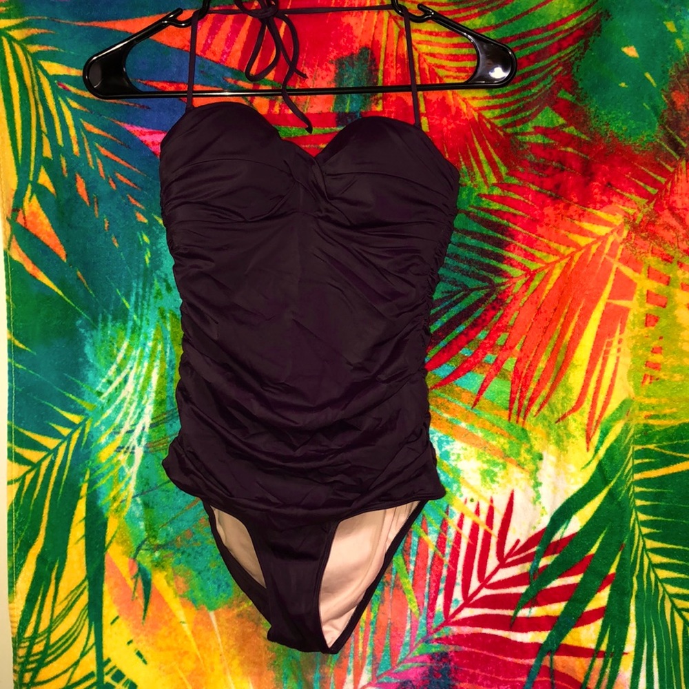 Victoria’s Secret Strapless Ruched Swimsuit
